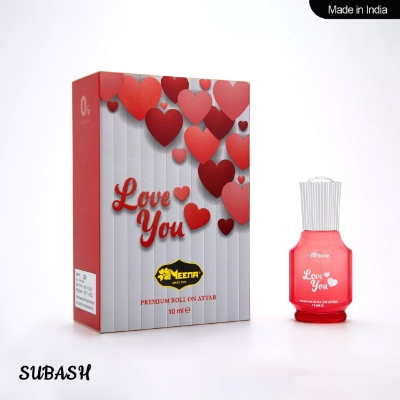 Picture of MEENA FRAGRANCE LOVE YOU- FLORAL FRUITY MUSKY AMBER 10 ML ATTAR- MADE IN INDIA