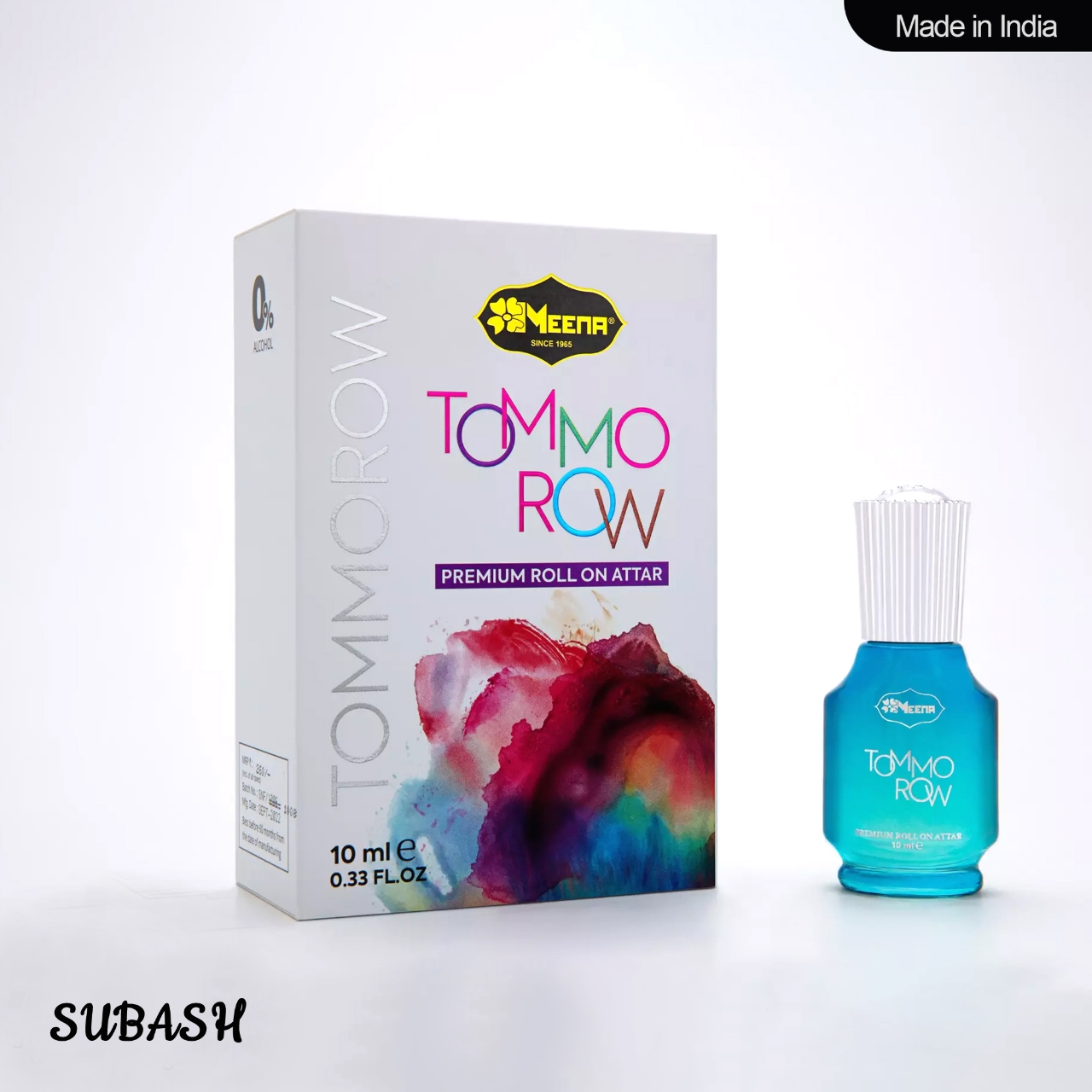 Picture of MEENA FRAGRANCE TOMORROW -CITRUS MARINE SPICY WOODY SALTY 10 ML ATTAR- MADE IN INDIA