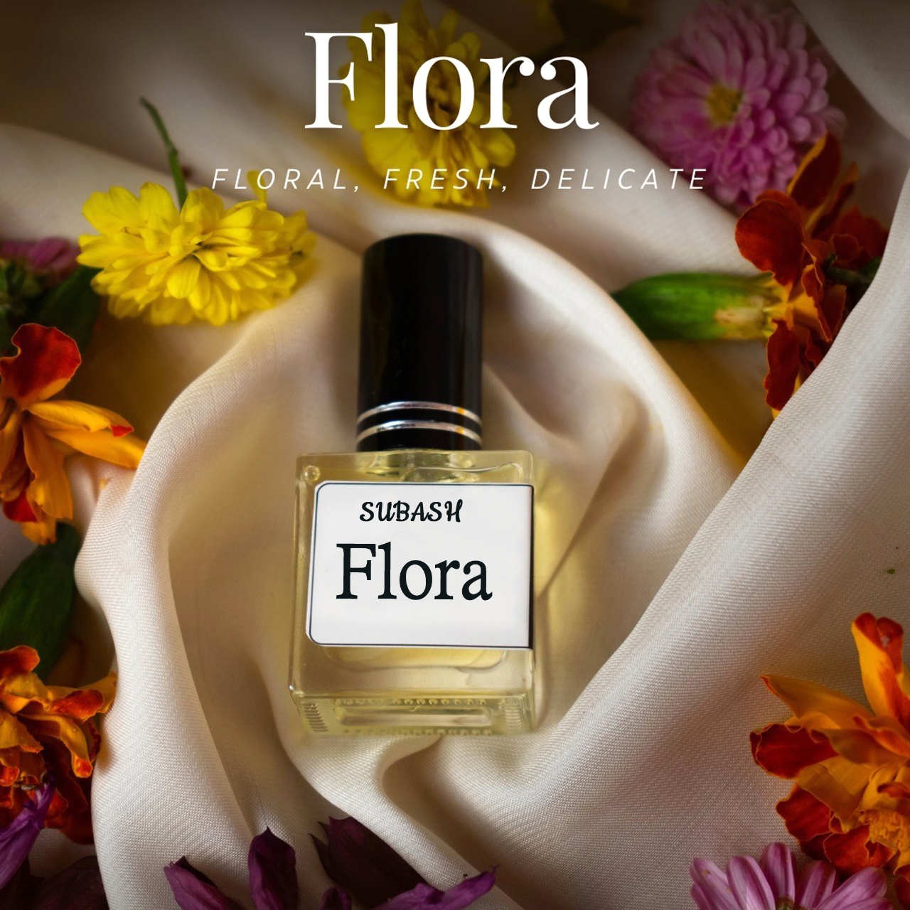 Picture of Flora - Made in France -Luxurious Premium Perfume Oil For Men & Women 10ml