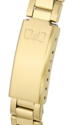 Buy Q&Q S393J010Y Superior Golden Dial Chain Watch for Women at Best Price In Bangladesh