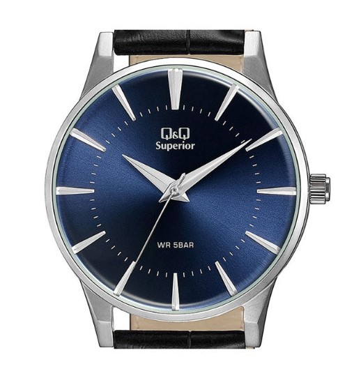 Buy Q&Q S398J302Y Superior Leather Strap Watch for Men at Best Price In Bangladesh