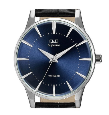 Buy Q&Q S398J302Y Superior Leather Strap Watch for Men at Best Price In Bangladesh