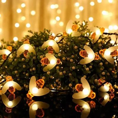 Picture of Honey Bee Warm White Fairy Lights, Decorative Fairy Lights 20 Piece Set Party Lights-Fairy Lights-Room Decoration Lights