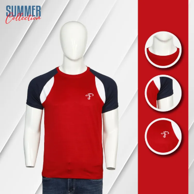 Buy Premium Quality Soft & Comfortable China Mesh Fabric Half Sleeve T-Shirt For Men at Best Price in Bangladesh