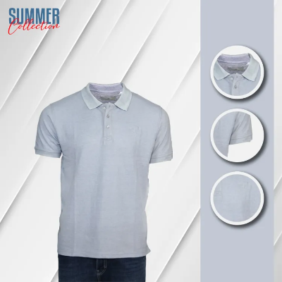 Buy Fine Tex Clothing Sky Color Premium Quality Polo T-Shirt For Men(Polo T-Shirt For Men) at Best Price in Bangladesh