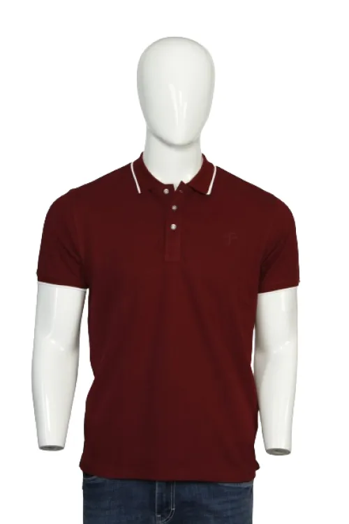 Buy Fine Tex Clothing Maroon Color Premium Quality Polo T-Shirt For Men(Polo T-Shirt For Men) at Best Price in Bangladesh