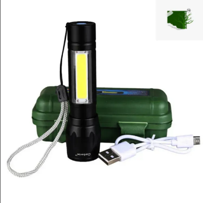 Picture of Usb Rechargeable Led Mini Flashlight With New Stylish Fashionable Storage Box