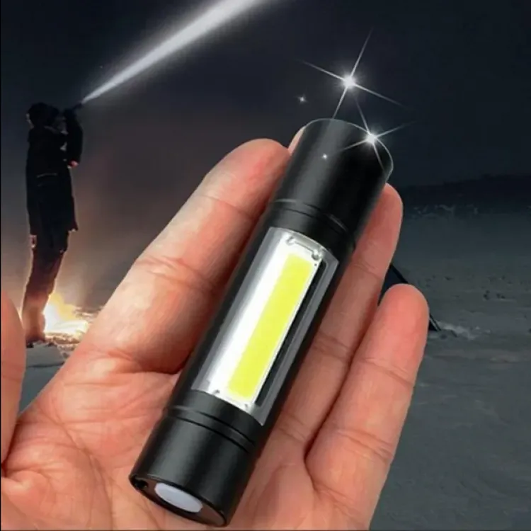 Picture of Usb Rechargeable Led Mini Flashlight With New Stylish Fashionable Storage Box