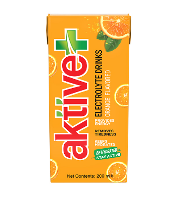 Buy Aktive Plus Electrolyte Orange Drink 200ml Online	