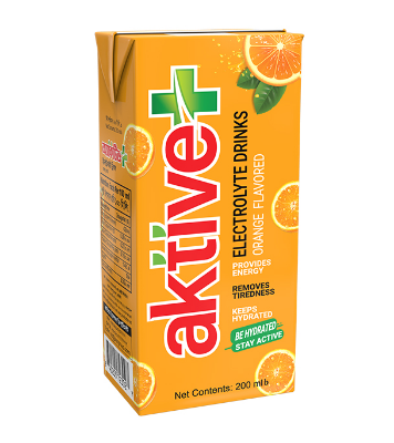 Buy Aktive Plus Electrolyte Orange Drink 200ml Online	