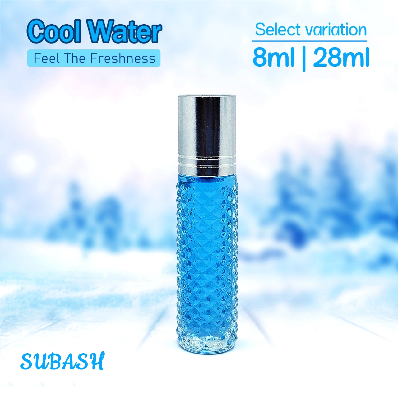 Picture of Cool WaterMade in Paris~FranceExclusive Premium Refreshing LongLasting Attar For Men8ML 3ml