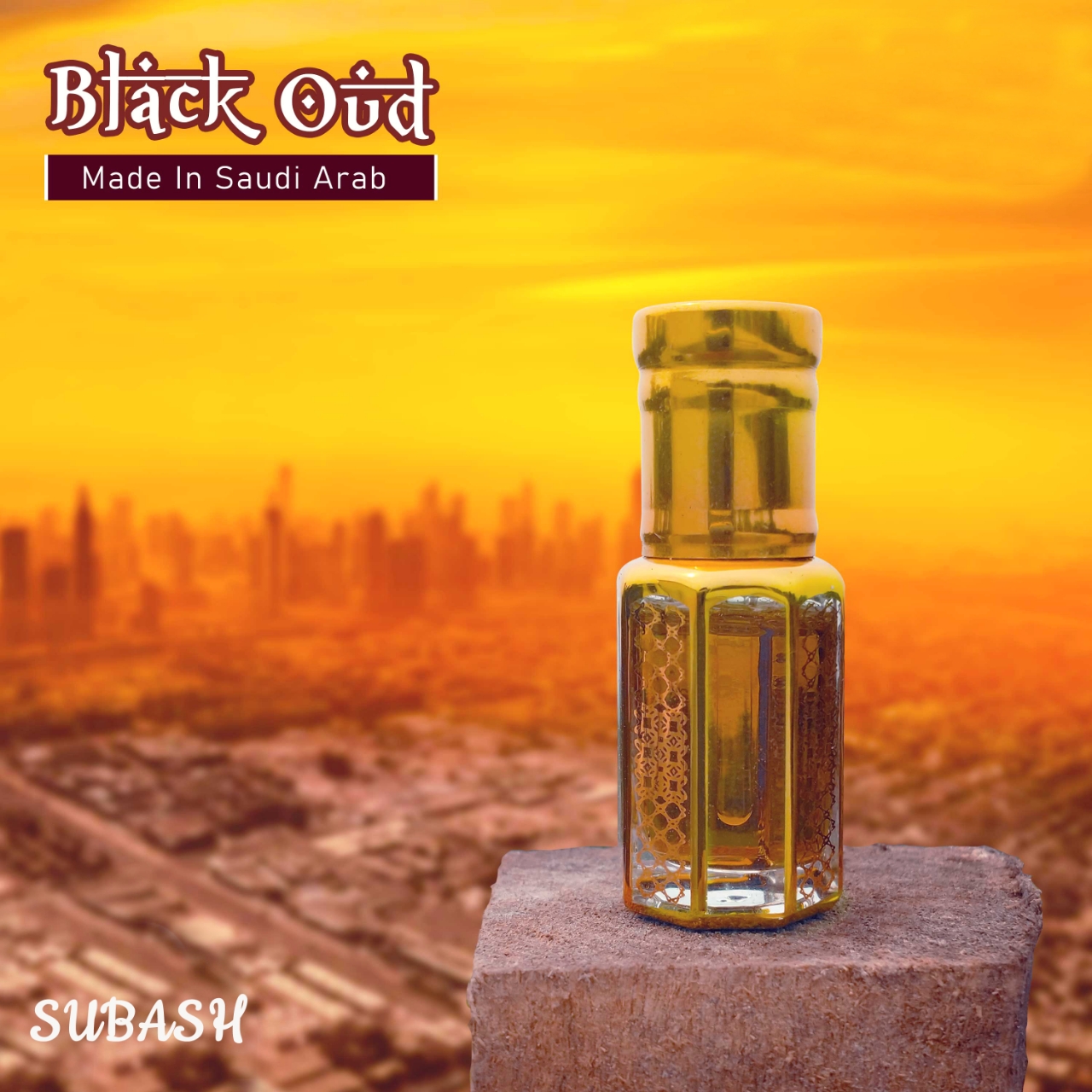 Picture of Black OudMade In Saudi ArabPremium Attar For Men 3ml