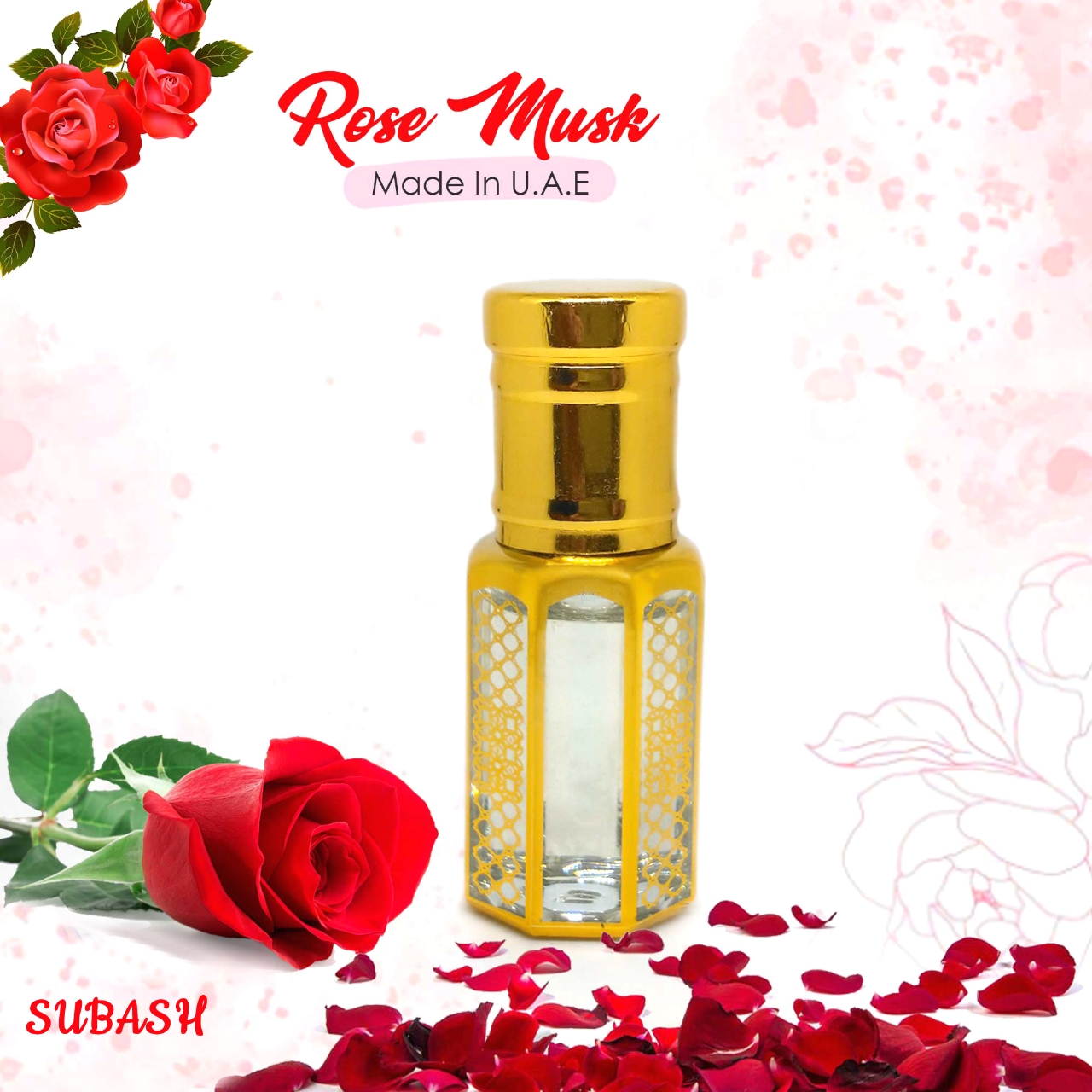 Picture of Rose MuskMade in Dubai U.A.EExclusive Premium Attar 3ml