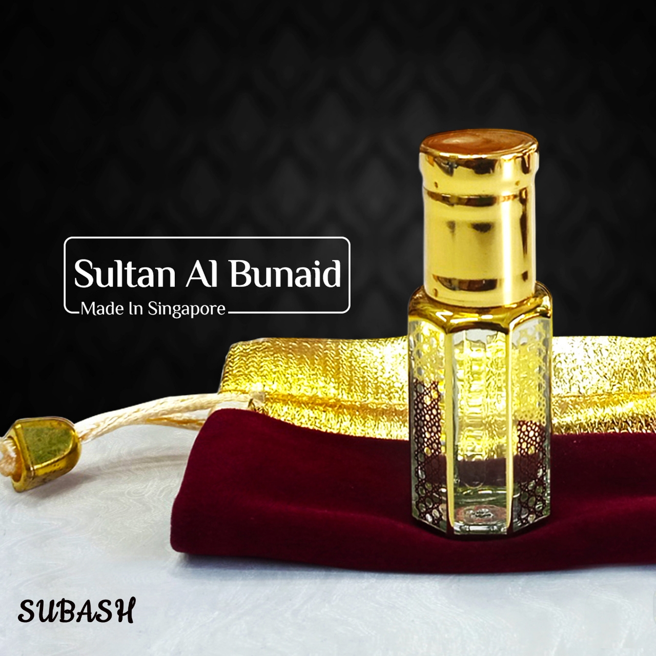 Picture of Sultan Bunaid: Exclusive Premium Modern Attar For Men Singapore Edition Ator 3ml