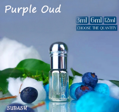Picture of Almas Purple Oud–Where Enchantment Meets PlayfulnessExclusive Premium Attar For Men  3ml
