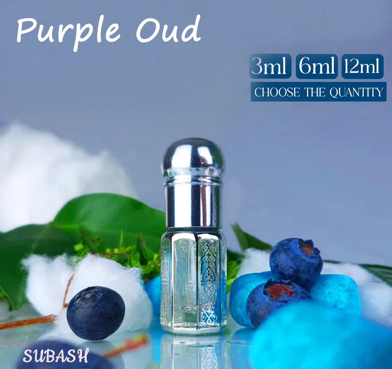 Picture of Almas Purple Oud–Where Enchantment Meets PlayfulnessExclusive Premium Attar For Men  6ml