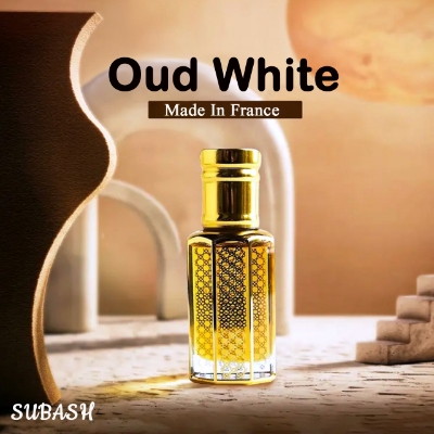 Picture of Oud WhiteMade in FranceExclusive Premium Oud Attar For Men 12ml