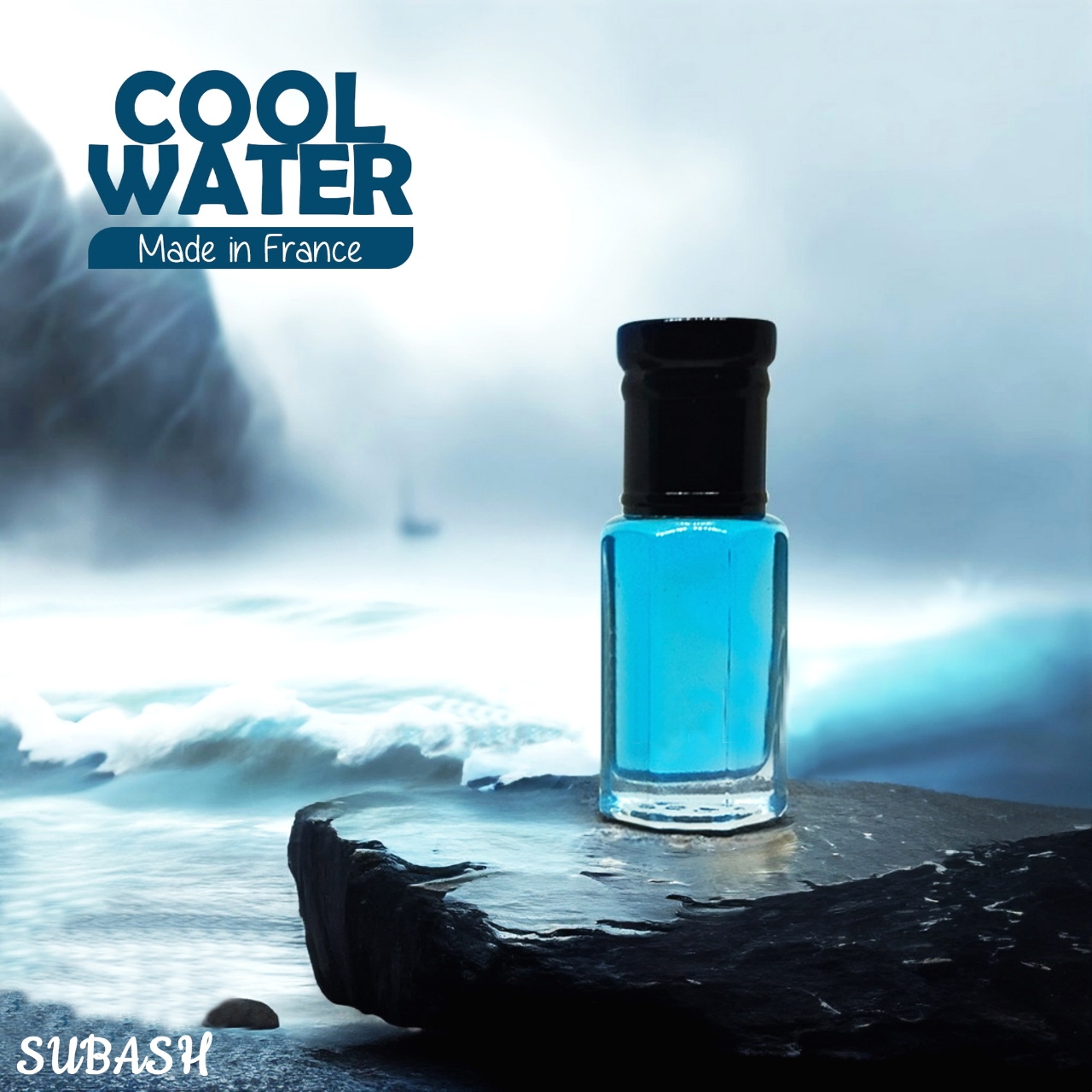 Picture of Refreshing Cool WaterMade in Paris~FranceExclusive Premium LongLasting Attar For Men 12ml