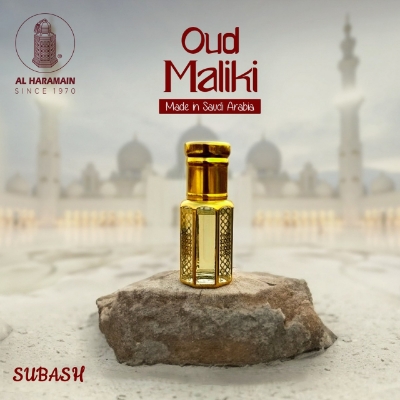 Picture of Al HaaramainOud Maliki Exclusive Premium Arabian Attar for Men 30ml