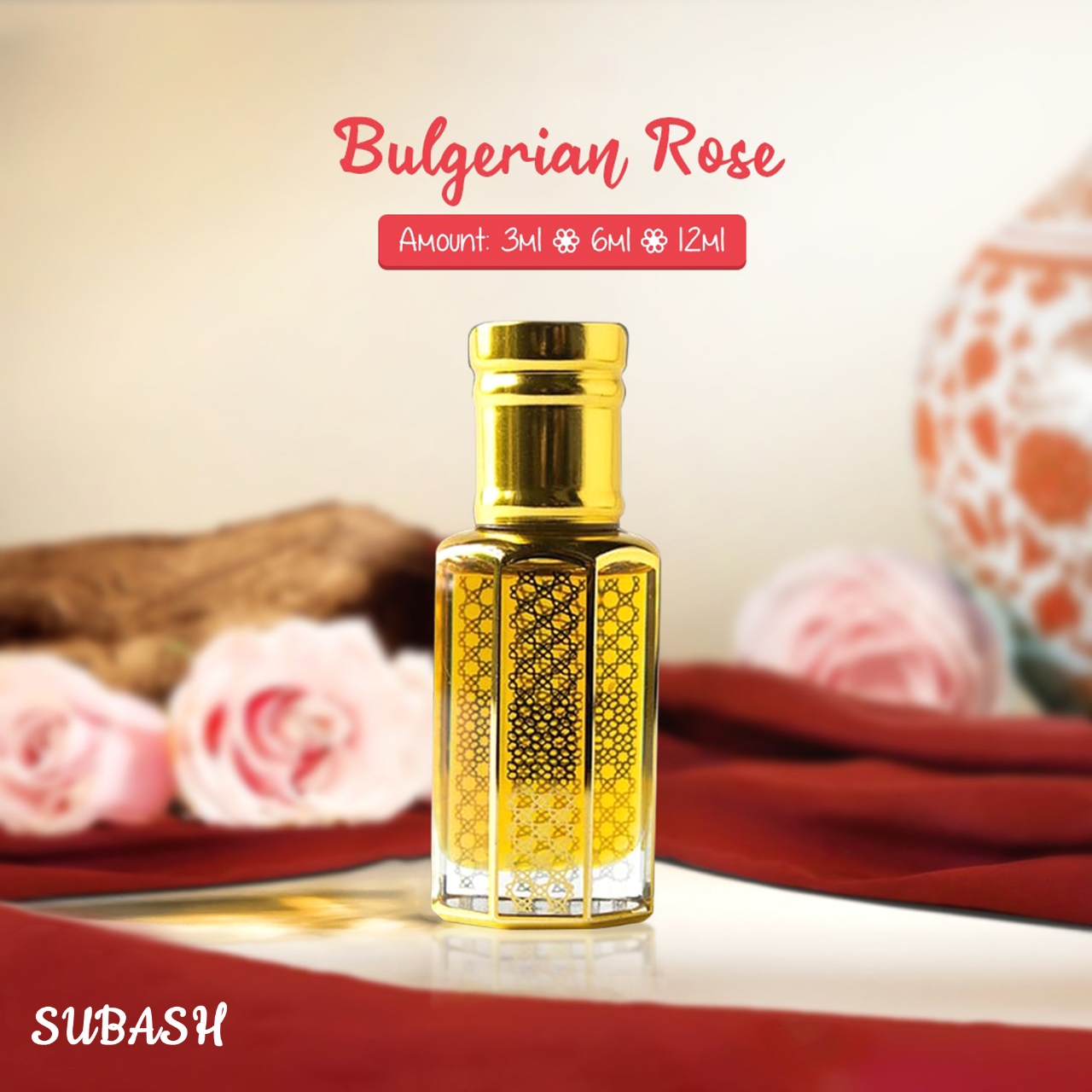 Picture of Bulgerian RoseMade In U.A.EPremium Attar For Men & Women 30ml