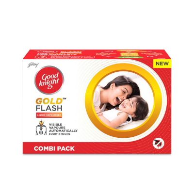 Picture of Good Knight Gold Flash Liquid Vaporizer Machine Combo Pack - India