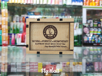 Picture of Hand Made Saffron Goat Milk Bar Soap 1 Pcs - 100g