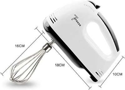 SAYFI Fiber Electric Handheld Food 7 Speed Fit Double Whisk Eggs Mixer Batter Beater Kitchen Cake Baking Tools 