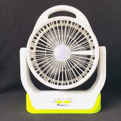 JOYKALY Rechargeable desk fan 8 Inch (with Led light)