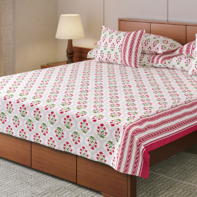 Picture of Regal Bed Sheet- Magenta