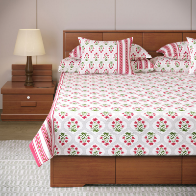 Picture of Regal Bed Sheet- Magenta