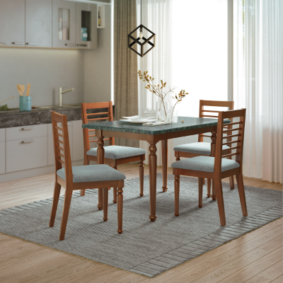 Picture of Regal Dining Table-Edessa(Aqua Green)