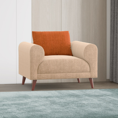 Picture of Regal Wooden Single Sofa-Tokyo