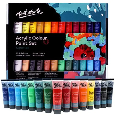 Buy Mont marte acrylic paint set 24pcex36ml Online