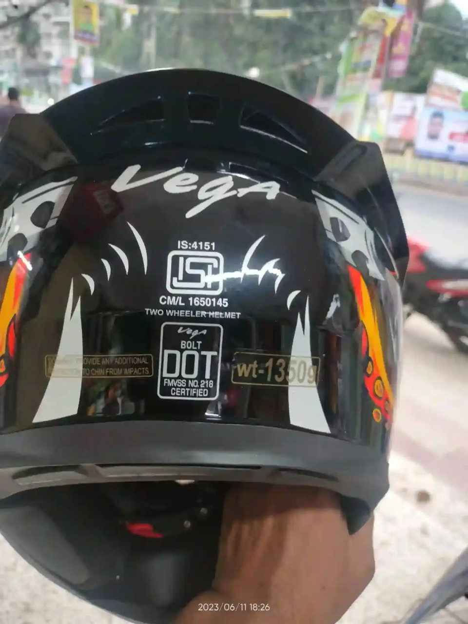 Buy Vega Bolt Full Face Bike Helmet Online at Best Price in Bangladesh