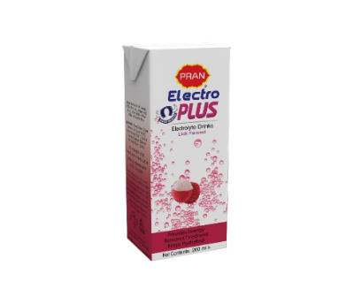 Buy PRAN Electro Plus Litchi Drink 200ml at Best Price In Bangladesh