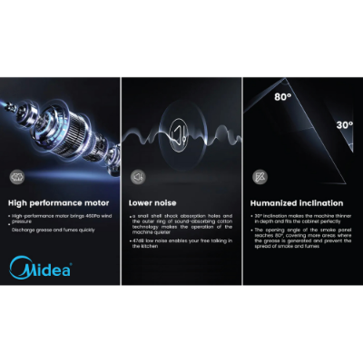 Midea B68, Steam Wash Technology Kitchen Hood 