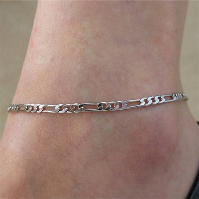 Picture of Fine Anklet Ankle Bracelet Barefoot Sandals Foot Jewelry Leg Chain On Foot For Women