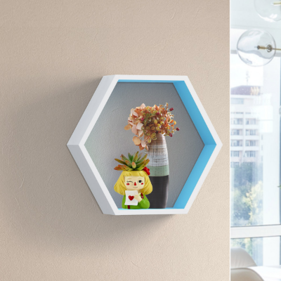 Picture of Regal Wall Shelf- Blue Craft Items-702