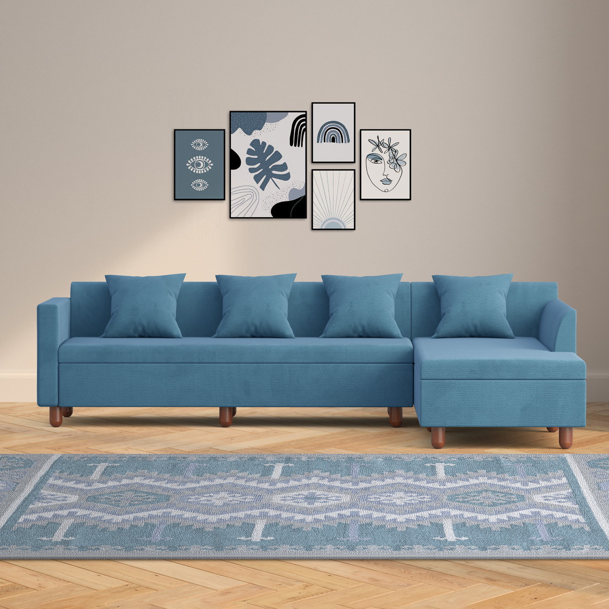 Picture of Regal L Shape Sofa- Imperial IMPERIAL-SDC-355-3-1-20(5 SEATER L