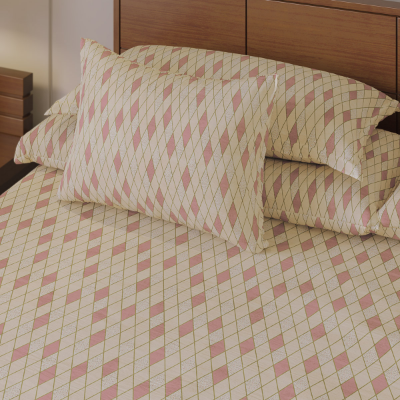 Picture of Regal Bed Sheet- Peach Sparkles