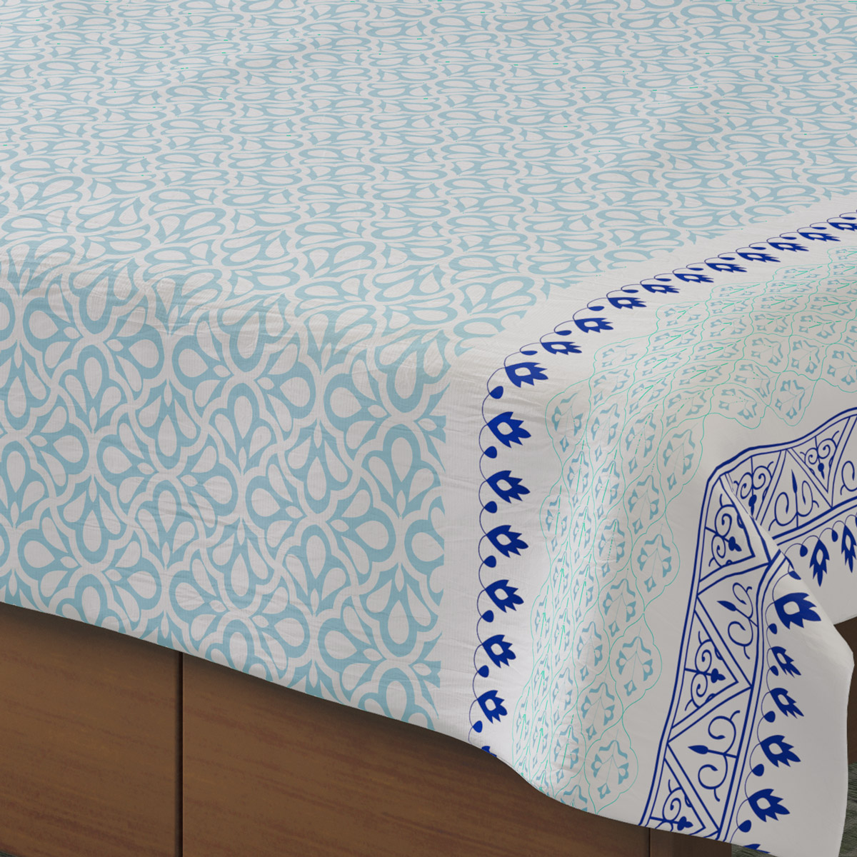 Picture of Regal Bed Sheet- Empire Blue