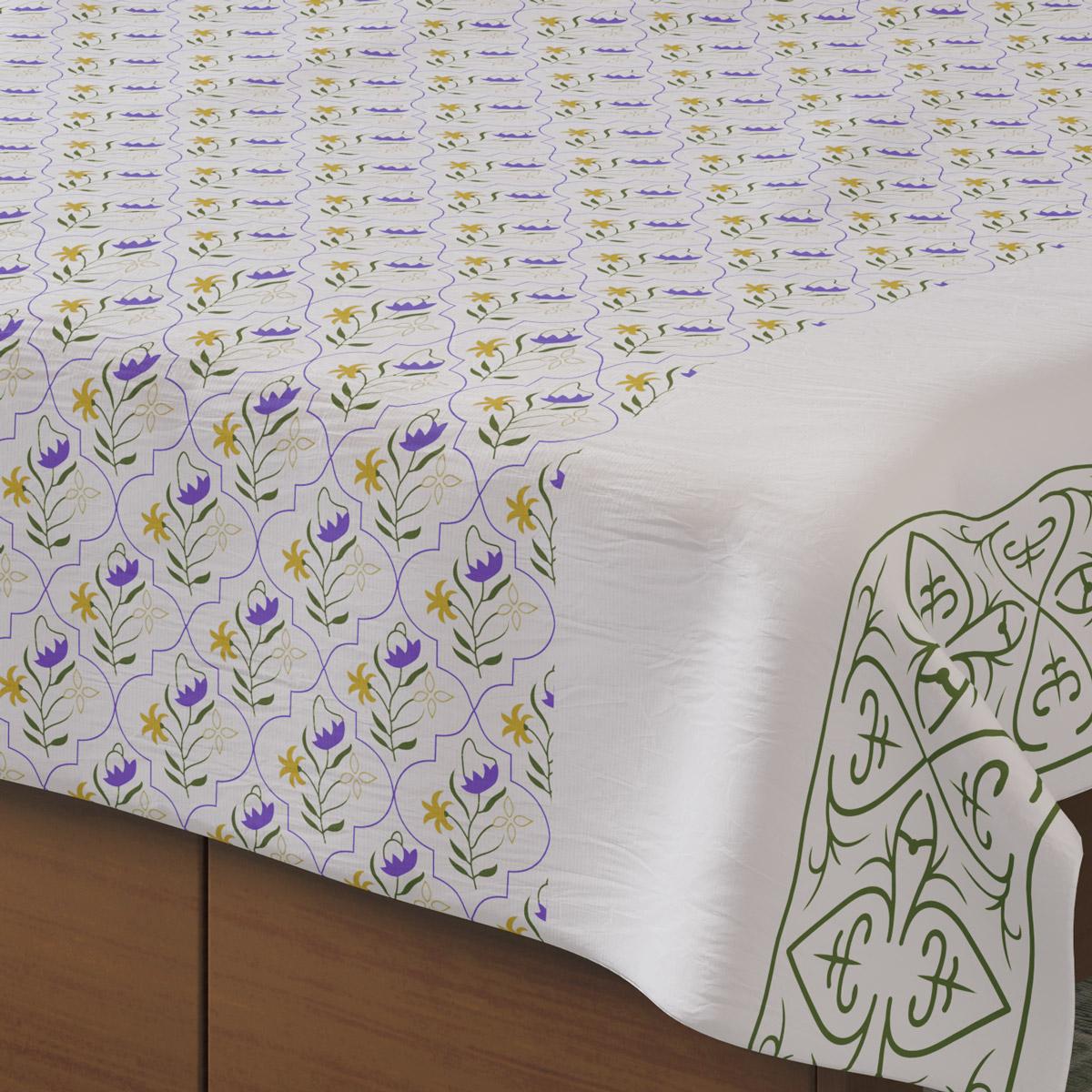 Picture of Regal Bed Sheet- Salvia