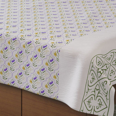 Picture of Regal Bed Sheet- Salvia