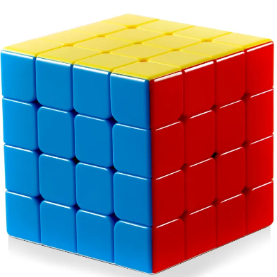 Picture of Rubik's Cube 4x4x4-Stickerless Cube-Cube Puzzle Game-4x4 Cube Box