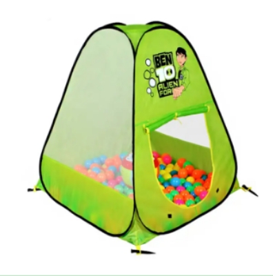 Picture of Ben 10 Tent House With 50 Ball - Green