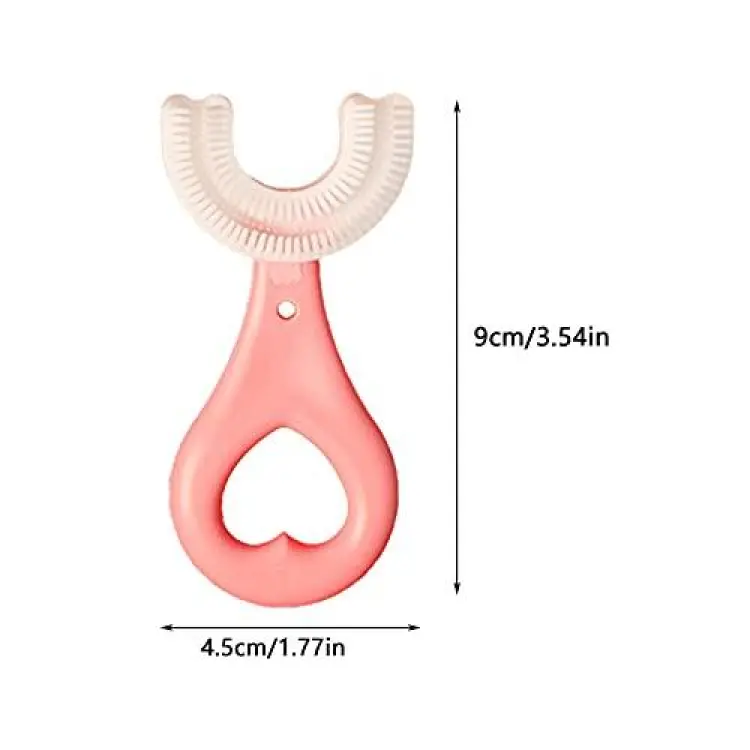 Picture of 1 piece children's toothbrush children's soft u-shaped toothbrush oral shape cleaning toothbrush