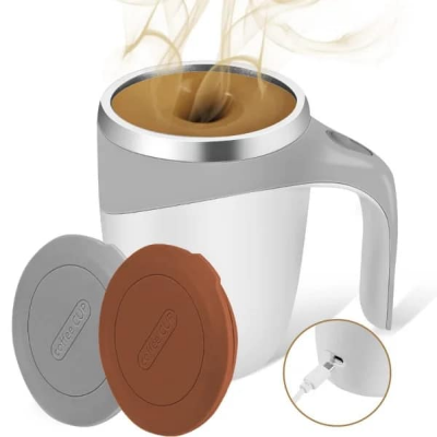 Picture of Rechargeable Model Automatic Stirring Cup Coffee Cup High Value Electric Stirring Cup Lazy Milkshake Rotating Magnetic Water Cup