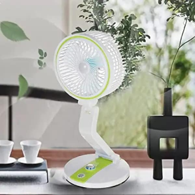 Picture of Led Light With Air Cooling Rechargeable Folding Fan