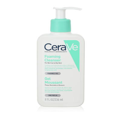 Buy CeraVe Foaming Cleanser for Normal to Oily Skin with Niacinamide and 3 Essential Ceramides (France) 236ml  at Best Price In Bangladesh