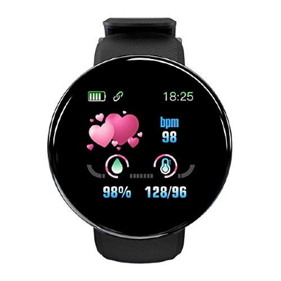Picture of D18 Bluetooth Smart Watch Men Blood Pressure Smartwatch Women Waterproof Sport Heart Rate Fitness Tracker Smart Clock Watches